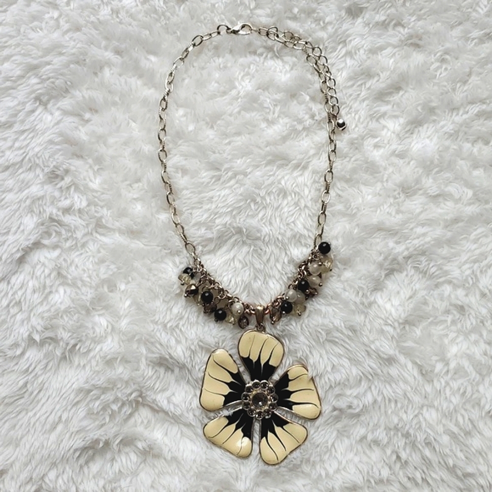 Kenneth Cole Flower Necklace